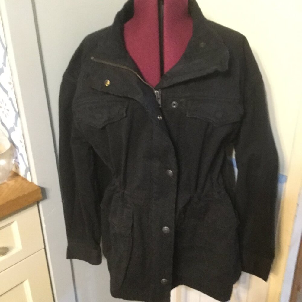 NWT We The Free Arya Utility Jacket size Medium zipper and snap closure black - Picture 9 of 9